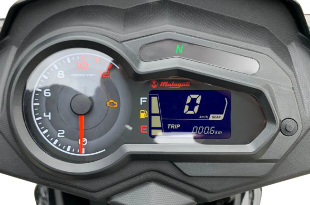 Malaguti Spectre GP125 Ψηφιακός πίνακας οργάνων